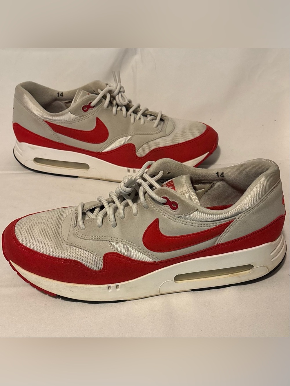 Nike Air Max 1 '86 OG Low Big Bubble Sport Red DQ3989-100 Men’s Size 14
